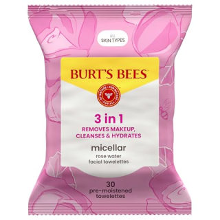 Burt’s Bees Micellar Rose Water Facial Towelettes