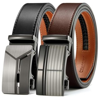Chaoren Leather Ratchet Belts