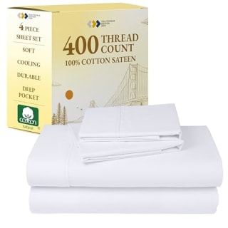 California Design Den Natural 100% Cotton Sheets