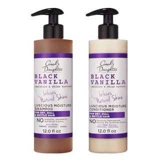 Carol's Daughter Black Vanilla Sulfate Free Shampoo & Conditioner Set for Curly Hair