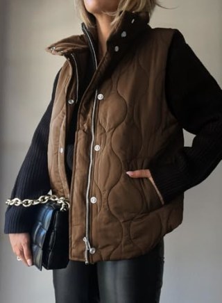 Evaless Cropped Puffer Vest