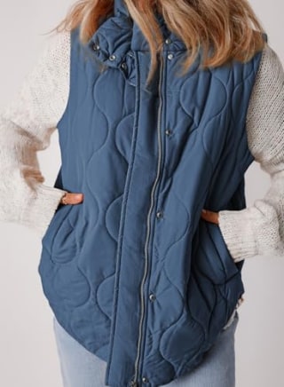 Evaless Cropped Puffer Vest