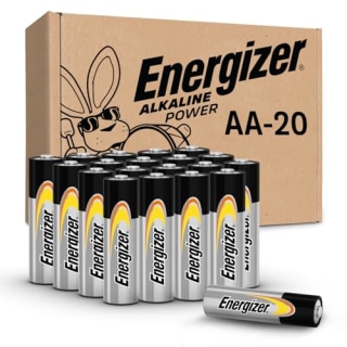 Energizer 20-Pack AA Alkaline Batteries