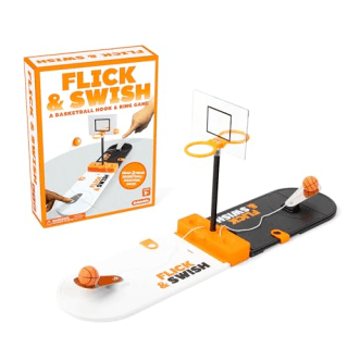 Flick & Swish Basketball Hook & Ring Game