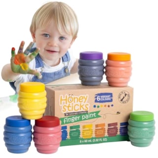 Honeysticks Non Toxic Finger Paint