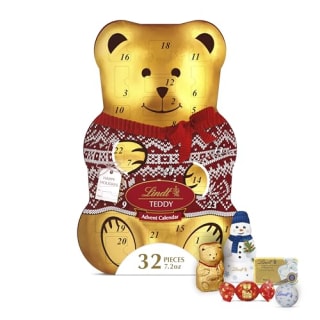 Lindt Holiday Chocolate Sweater Teddy Bear Advent Calendar