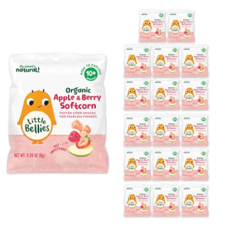 Little Bellies Organic Apple & Berry Softcorn (Pack of 18)