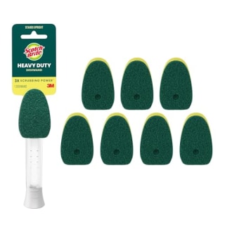 Scotch-Brite Heavy Duty Dishwand Kit (1 Wand & 7 Refill Pads)