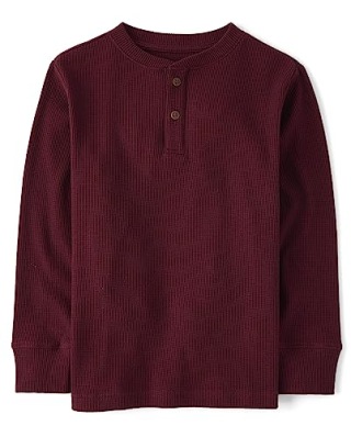 The Children's Place Thermal Henley Shirt