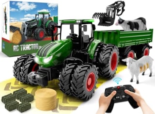 Uarzt Remote Control Tractor Toy