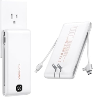 Veektomx Portable Charger with Built in Cables