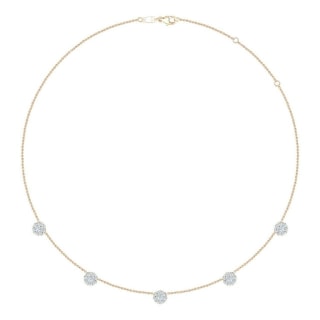 Sam's Club Lab Created Diamond Necklace in 14K Gold