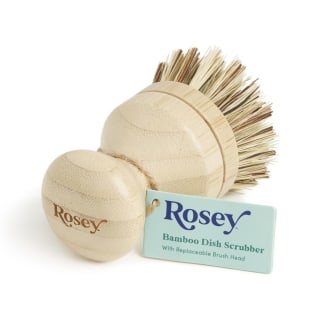 Rosey by Thrive Market Bamboo Dish Scrubber