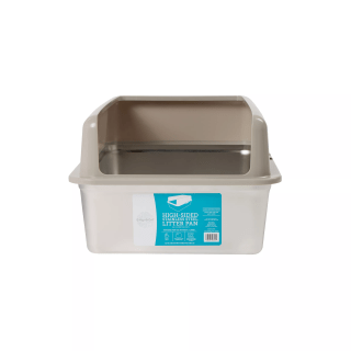 Exquisicat High-Sided Stainless Steel Litter Box