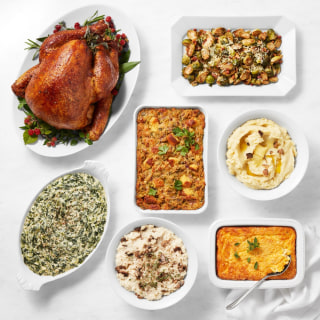 Williams Sonoma Deluxe Thanksgiving Pre-Brined Organic Turkey Dinner