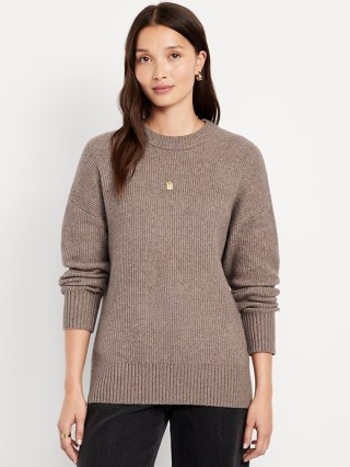 SoSoft Crew Neck Tunic Sweater