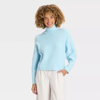 A New Day Funnel Pullover Sweater