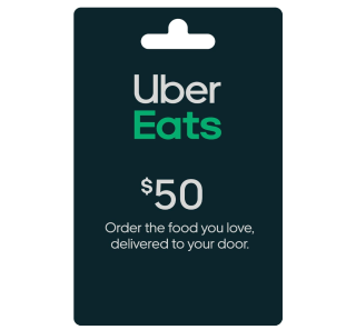Uber Eats $50 Gift Card