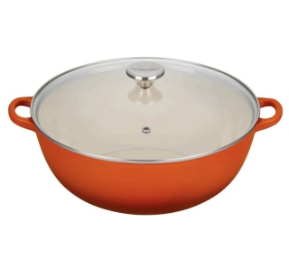 Le Creuset Enameled Cast Iron Chef's Oven with Glass Lid