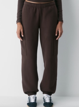 Aritzia Cozy Sweatfleece Mega Cargo Jogger