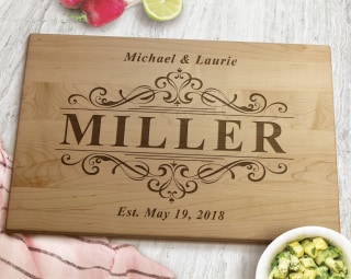 Etsy Personalized Cutting Board