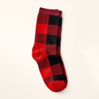 Woolrich x Target Adult Buffalo Check Crew Socks