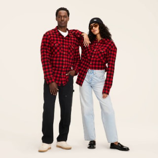 Woolrich x Target Adult Buffalo Check Long Sleeve Button-Down Flannel Shirt