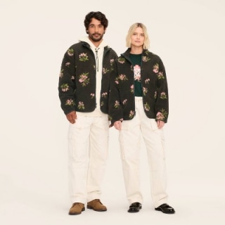 Woolrich x Target Adult Floral Zip-Up Fleece Jacket