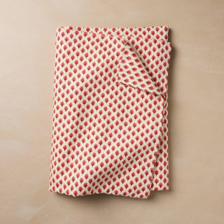 John Derian for Target Red on Cream Table Cloth