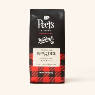 Peet's Coffee Buffalo Check Blend Medium Roast Whole Bean Coffee