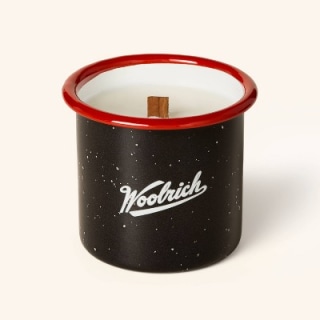 Woolrich x Target Fig and Foliage Wooden Wick Speckled Enamel Scented Candle