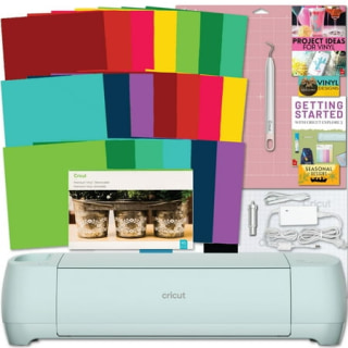 Cricut Explore 3 Craft Bundle (Cutting Machine with 20 Vibrant Vinyl Sheets)