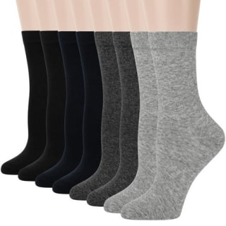 Loritta Women's Crew Socks (8 Pairs)