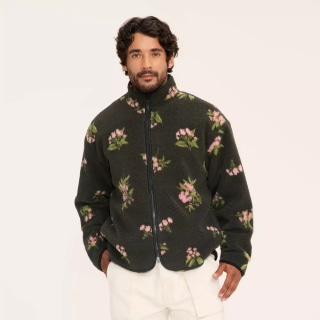 Woolrich x Target Adult Floral Zip-Up Fleece Jacket
