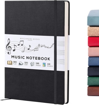 Beechmore Books Blank Sheet Music Notebook 