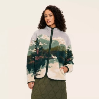 Woolrich x Target Adult Printed Landscape Zip-Up Fleece Jacket