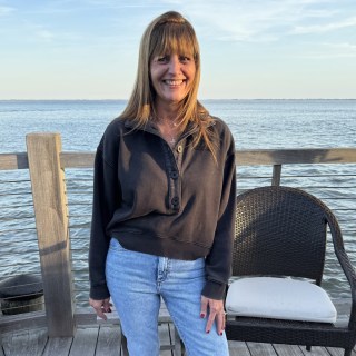 Universal Thread Button-Front Pullover Sweatshirt