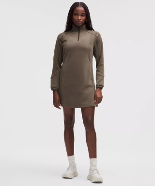 Lululemon Softstreme Half-Zip Mini Dress
