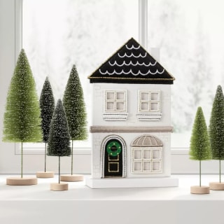 Wondershop Sisal Bottle Brush Tree Christmas Figurine Set (Set of 6)