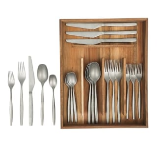 Bloomhouse 20 Piece Stone Washed Flatware