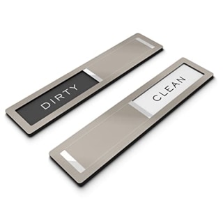 Kubik Letters Clean/Dirty Magnet for Dishwasher