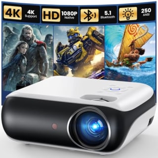 Haprun Native 1080P Bluetooth Mini Projector