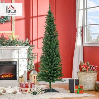 HOMCOM 6' Artificial Pencil Christmas Tree