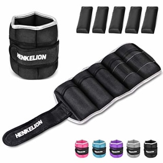 Henkelion 1 Pair 4 Lbs Adjustable Ankle Weights