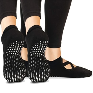 La Active Non Slip Yoga Grip Socks