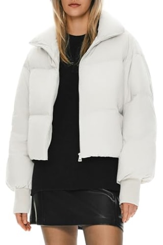 Orolay Oversized Cropped Puffer Jacket