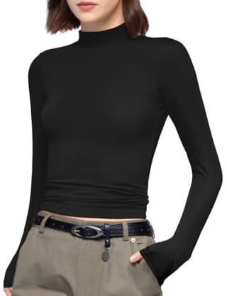 Pumiey Black Long Sleeve Shirt