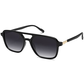 Sojos Retro Aviator Sunglasses