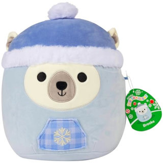 Squishmallows Original 10-Inch Brooke The Christmas Polar Bear