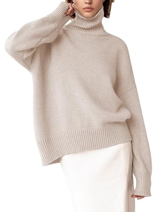 YKR Chunky Knitted Turtleneck Sweater
